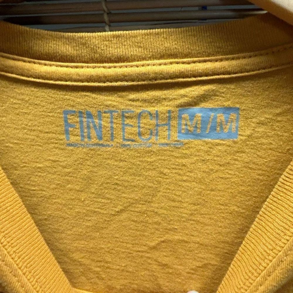 FinTech Soft Gold Size Medium (M) T-Shirt - Picture 5 of 5
